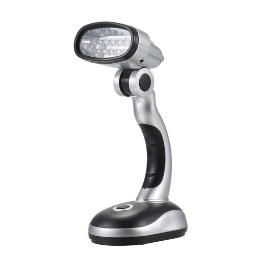 12 Portable Desk Light Table Lamp 3 AA Batteries Operated Adjustable Angle For Working Students Reading 1
