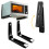 Stainless Steel Microwave Shelf & Wall Mount Bracket – Retractable, Foldable Kitchen Stand Holder Rack 2