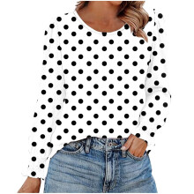Women's Long Sleeve Business Casual Blouse with Smocked