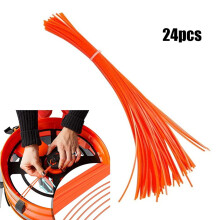 Hochwertiger Ersatzfaden für Worx WA0050 Trimmerfaden, 24 Stück, 50018961, für elektrische Laubhäcksler