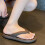 Brown Sandals Flip Flops Water-Friendly Non-Slip 7
