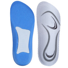 Plantar Fasciitis Relief Orthotic Insole with Deep Heel Cup, Full Foot Comfort Gel Heel Cushioning Stability Support Sweat Absorption U Shaped Heel