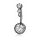 Women's 925 Silver Belly Bars Navel Rings #7 1