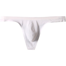 Slipjes String Heren Ondergoed Heren Mode Onderbroeken Effen Slips Ondergoed Broekjes Slipjes Heren Ondergoed Ondergoed voor Heren Pakket (Heren) Wit