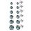 Stainless Steel Stud Earrings CZ Helix Tragus Piercing Set 1