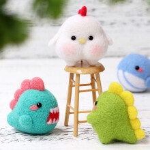 Needle Felting Starter Kit Wool 1 Set 5.3X3.5in For Children