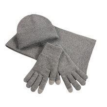 Winter Knit Scarf Hat and Soft Burlap Unisex Set for Cold Weather Cozy Comfort