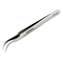 Stainless Steel Eagle Beak Tweezers – Non-Magnetic, Curved, for Craft, Electronics, Soldering, Jewelry Making