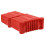2 Pcs Step Ladder Rubber Feet Pole Round Frame Pool Pins Red 1