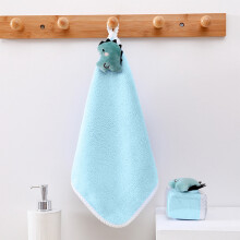 Thickened Hand Towel Hangable Kitchen Cloth Cartoons Cute Hand Towel For Children Thickened And Hangable Towel(B,Flock)