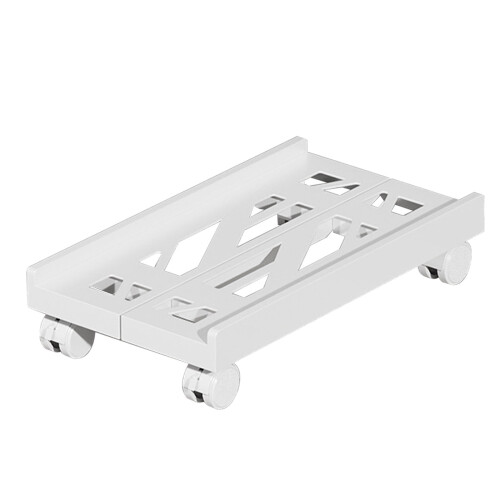 Extendable PC Tower Stand with 4 Swivel Wheels, Adjustable Width, Optimal Ventilation & Space Saving – Compatible with Standard Desktop Towers