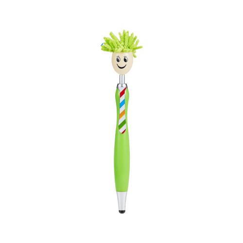 Συσκευασία 5 τεμαχίων Fluffy Doll Stylus Pens, 2 σε 1 χωρητικής αφής και στυλό διαρκείας,