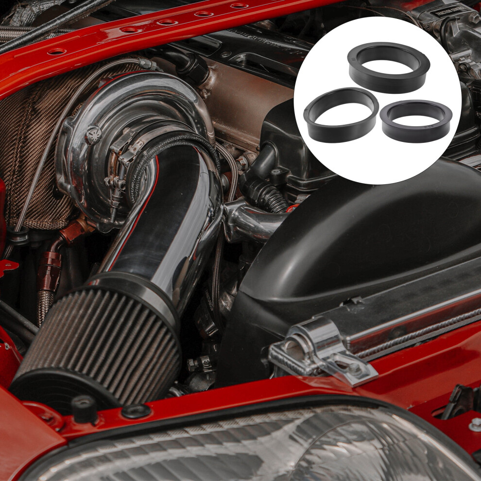 Air Filter Adapter, 3Pcs Air Filter Adapter Rings Car Air Filter Core Replacement Rings Air Filter Rubber Rings 9327961827707