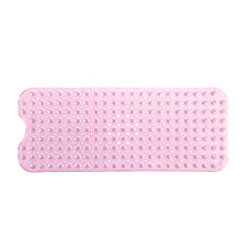 Tapis de bain extra long Xoxingysm, antidérapant, résistant aux moisissures et à ventouses, avec motif galets.