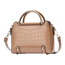 Retro-Umhängetasche für Damen, Krokodilmuster, Henkeltasche, Schultertasche