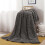 Clearance Item! Polyester Blanket, Single-Layer Velvet Solid Color Blanket (Gray) 70*100Cm, 1*Blanket 1