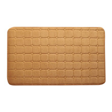 Wycieraczka z pianki memory foam w kratę Bizhua 60x40 cm – do wewnątrz/na zewnątrz, do łazienki/kuchni, kompatybilna ze wszystkimi podłogami