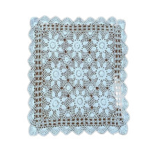 Handmade Crochet Cotton Lace Tablecloth Placemats Doilies Doily Square