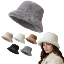 Winter Hat with Ear Thickened Warm Fisherman Style Cap for Girls