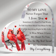 In Stock New Valentine's Day Love Transparent Acrylic Mother's Day Father's Day Table Decorations Ornaments