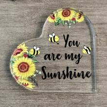 In Stock New Valentine's Day Love Transparent Acrylic Mother's Day Father's Day Table Decorations Ornaments