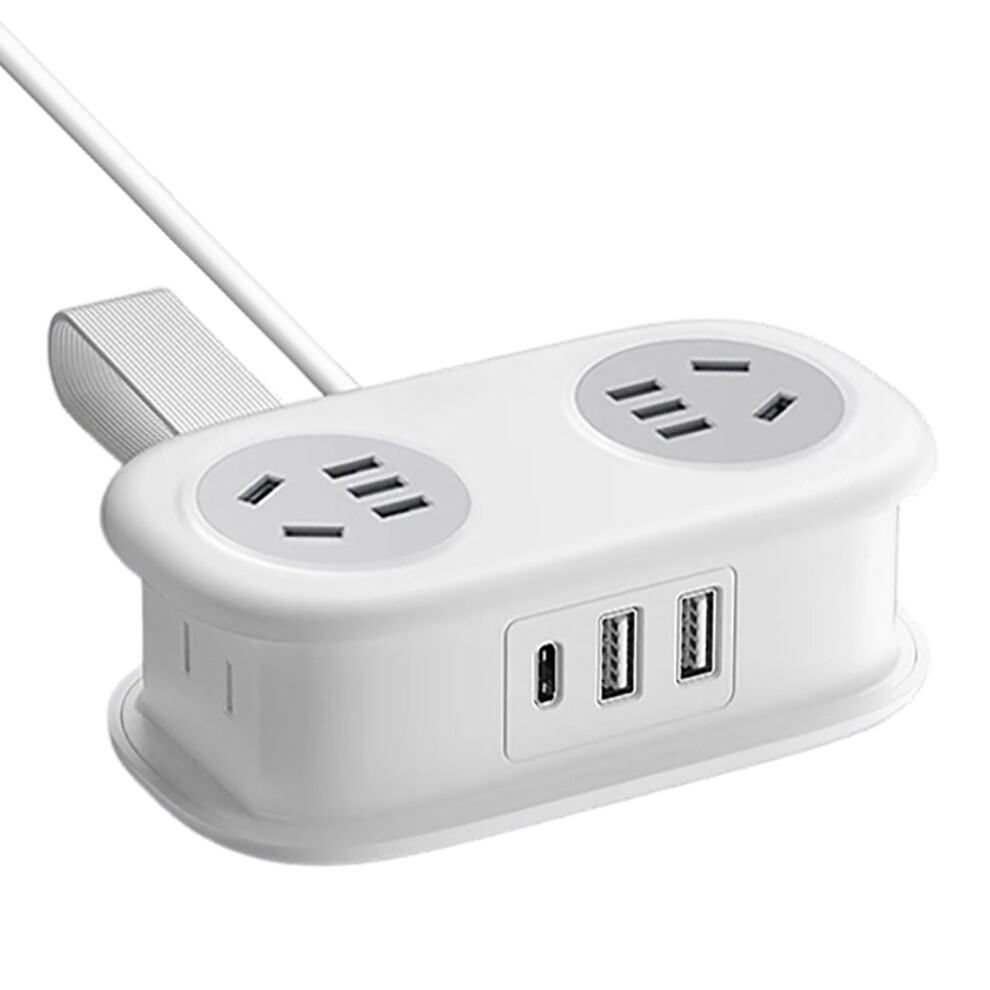 Power Strip Surge Protector With 4 Outlets And 2 Usb (1 9341593991100