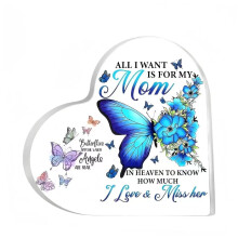 In Stock New Valentine's Day Love Transparent Acrylic Mother's Day Father's Day Table Decorations Ornaments
