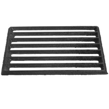 Plated Silver Fireplace Fire Grate Metal Durable Wood Stove Grate for Efficient Burning