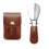 Foldable Stainless Steel Shoehorn with PU Leather Handle 1