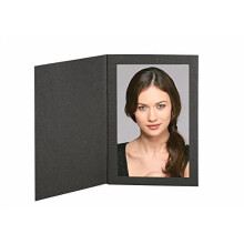 Cardboard Photo Folder Frame 4x6 - Pack of 100 Black