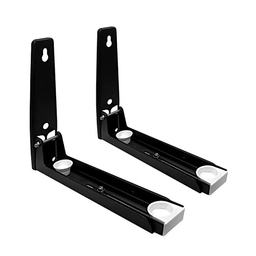 Stainless Steel Microwave Shelf & Wall Mount Bracket – Retractable, Foldable Kitchen Stand Holder Rack