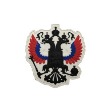 1 PCS PVC Russian Double Headed Eagle Patch(White)