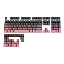 OEM Height Side Engraved Keycaps PC Contouring Lines Theme Color Optional for Mechanical Keyboards