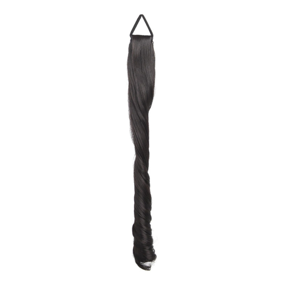 Roc-Electron Unisex Black,Brown (Brown Black) Synthetic Ponytail Extension For Stage & Movie Styling
