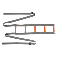 Bed Ladder Assist with Handle – Orange Grey Cloth Rope Helper for Patient Independence