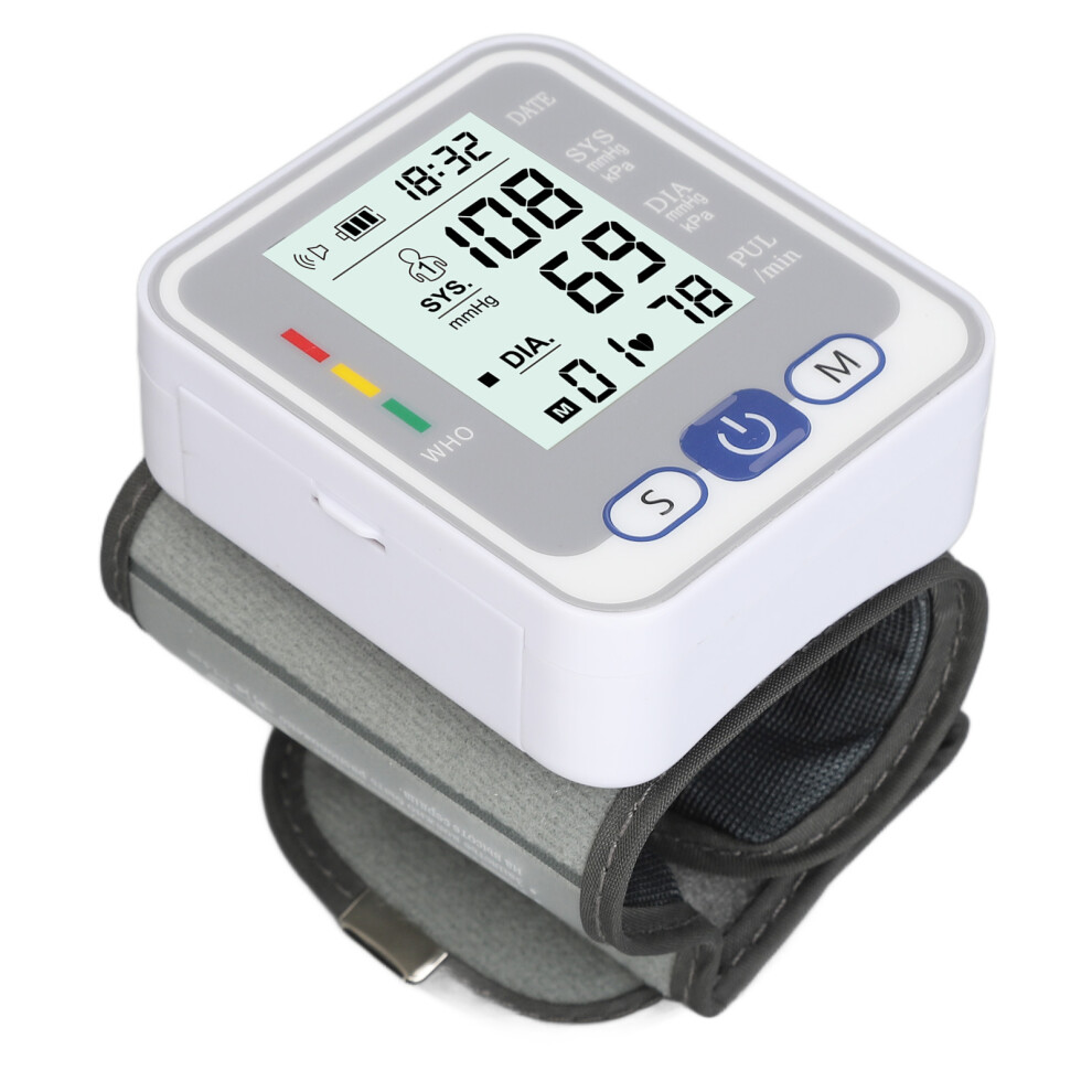 Automatic Wrist Blood Pressure Monitor, LCD, Accurate, AB69
