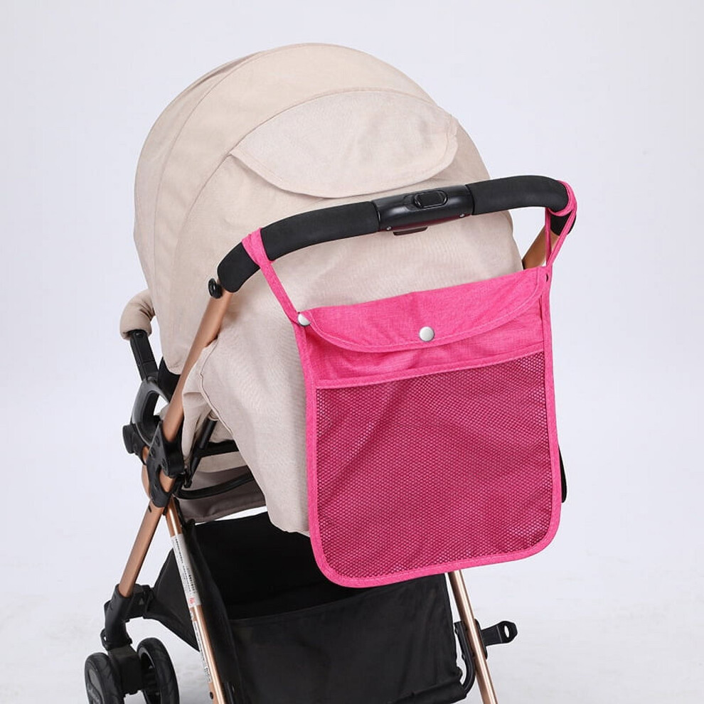 Universal Mesh Stroller Hanging Bag for Diapers, Bottles, Toys – Compatible with Most Strollers