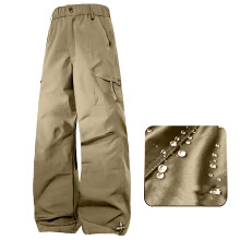 Women's Windproof Waterproof Cargo Pants High Waisted Loose