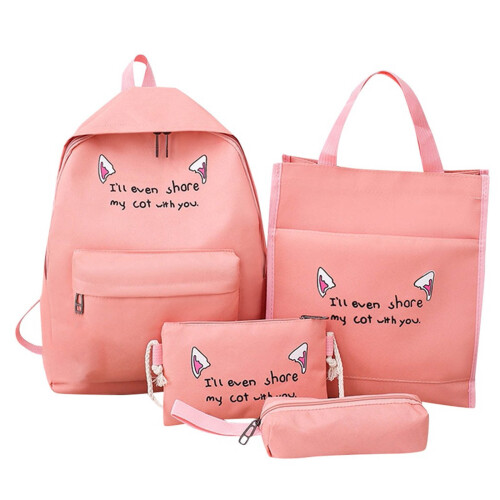 Rucksack-Set mit 4 wasserdichten Schülerrucksäcken 1