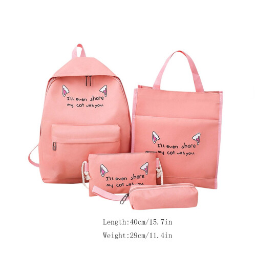 Rucksack-Set mit 4 wasserdichten Schülerrucksäcken 2