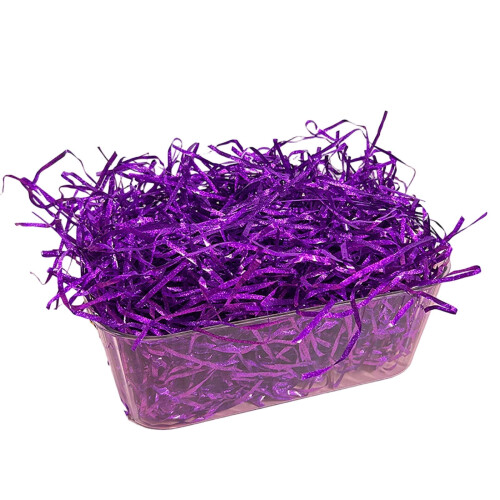 100g λαμπερό χρυσό μετάξι Rafia Grass Crinkle Cut κομμάτια χαρτιού για γέμιση κουτιού δώρου 1