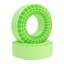 Tire Inserts for 1/10 RC Crawler Trucks Green 2 pcs