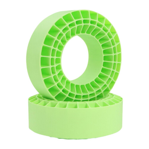 Tire Inserts for 1/10 RC Crawler Trucks Green 2 pcs