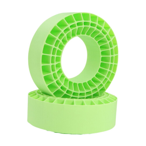 Tire Inserts for 1/10 RC Crawler Trucks Green 2 pcs 1