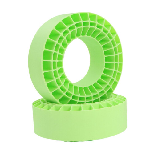 Tire Inserts for 1/10 RC Crawler Trucks Green 2 pcs 2