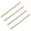 Paper Cylinder Tubes Light Brown 4 pcs 6