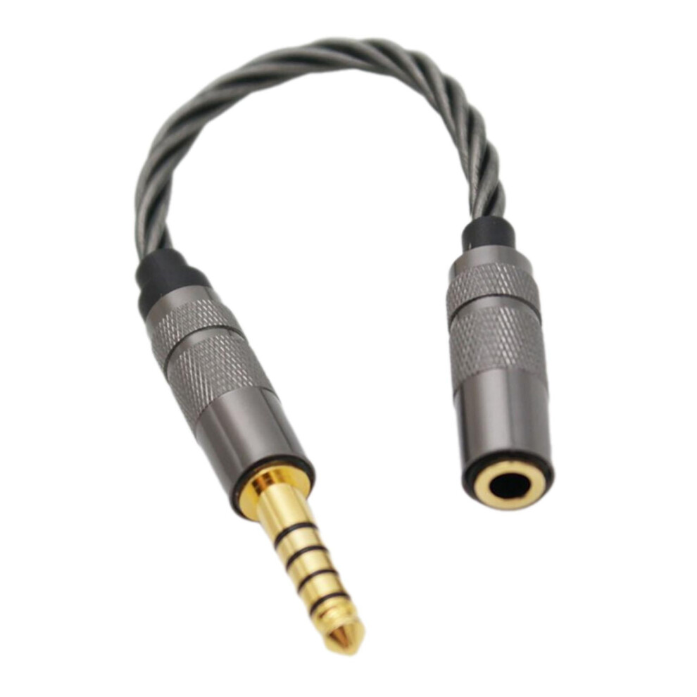 Adapter Cord Cable 4.4Mm Male To 3.5Mm Female,Headphone Jack Convert Cable Lightweight Audio Cable Adapter For Audio Players Gray 9493189653531