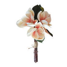 Tige de magnolia artificielle Real Touch 10 en 1 pièce