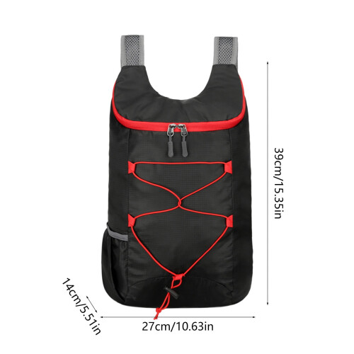 Waterproof 40L Hiking Backpack – Lightweight, Multi-Compartment, Durable Polyester, Adjustable Straps, Black 2
