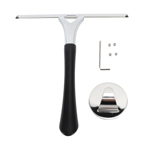 Raclette de douche en acier inoxydable 10 pouces